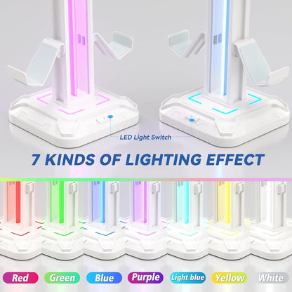 Purilite Select RGB Headphone &amp; Controller Stand - PuriLite