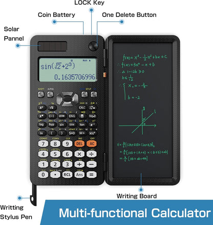 ROATEE 991ES Plus Scientific Calculator | Engineering Calculator | High School Calculator | College Calculator | Multiview Calculator | Solar &  Battery Powered Calculator - PuriLite