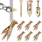 TIEEC 160 PCS Self-Drilling Drywall Anchors Kit - Zinc Plated Steel Wall Anchors & Screws (4X35mm), No Drill or Holes in Wall, Heavy Duty for TV/Shelf/Cabinet/Picture Frame - PuriLite