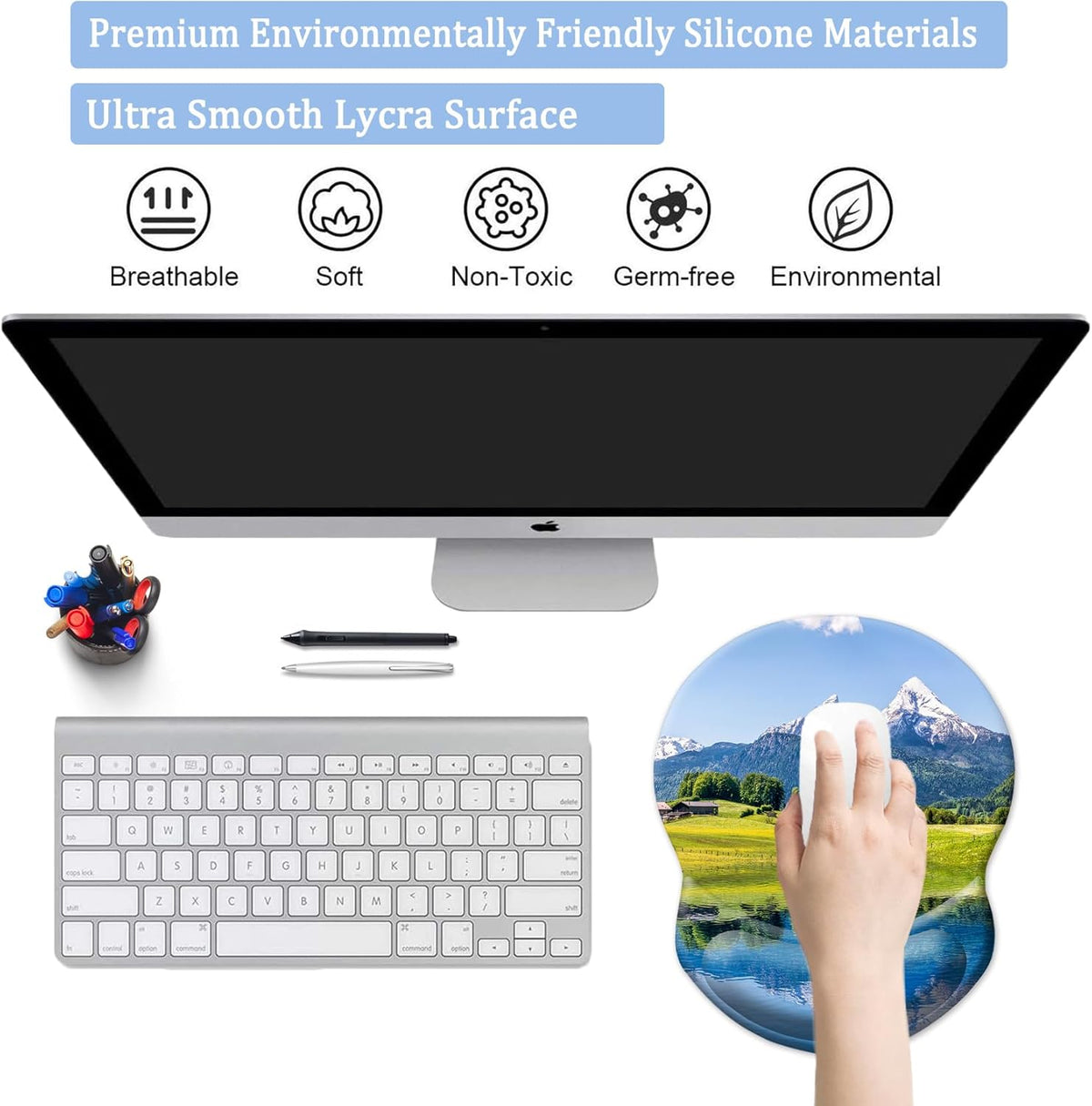 Purilite Select Ergonomic Mouse Pad - PuriLite