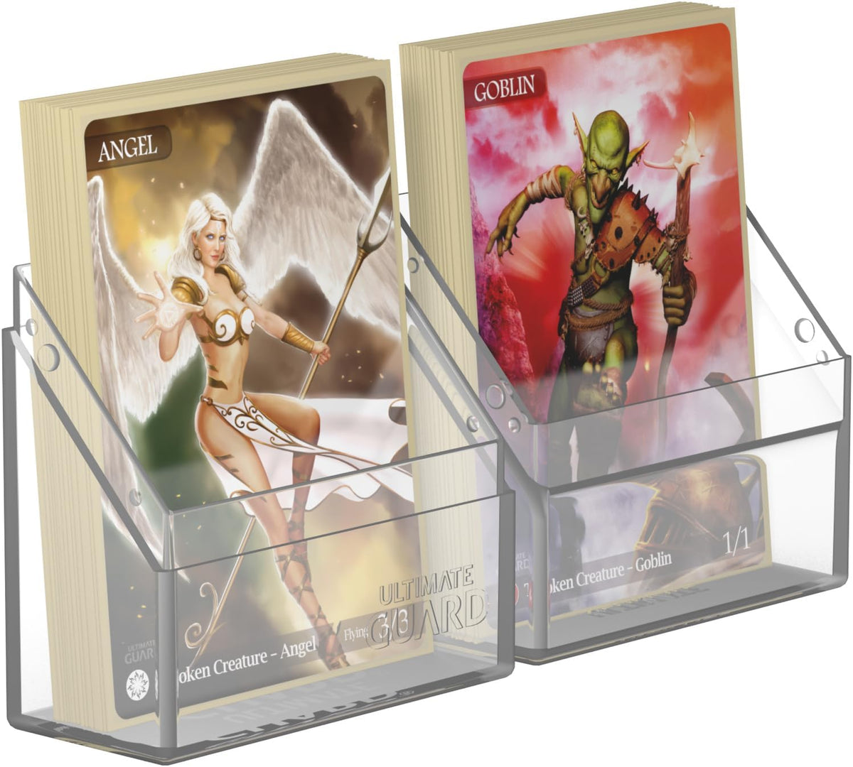 Ultimate Guard Boulder 100+ Classic, Deck Case for 100 Double-Sleeved TCG Cards, Onyx, Secure & Durable Storage for Trading Card Games, Soft-Touch Finish - PuriLite