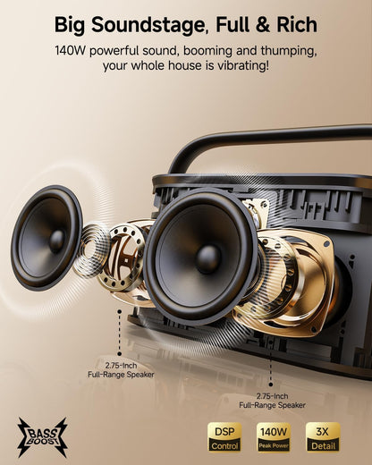 Karaoke Machine for Adults & Kids with Screen Lyrics Display, 2 Wireless Microphones Auto-Charging, Portable Bluetooth Speaker PA System WiFi/HDMI, Home Outdoor Party Speaker (Shell Series) (Shell S2) - PuriLite