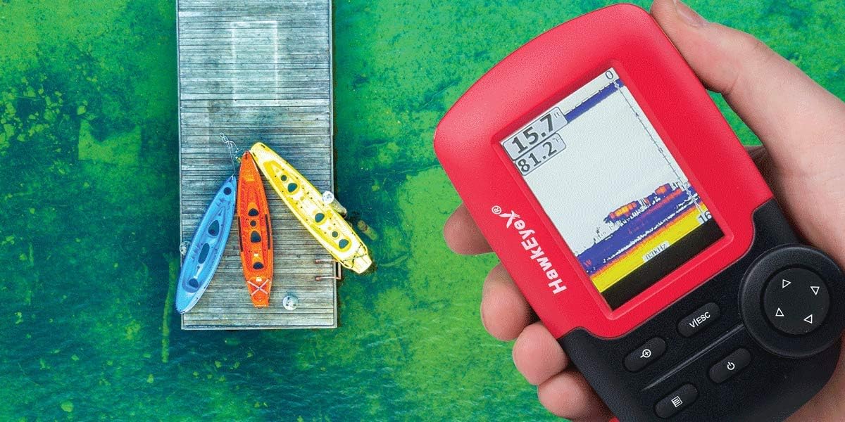 HawkEye FT1PXC Fishtrax Fish Finder with HD Color Virtuview Display - PuriLite