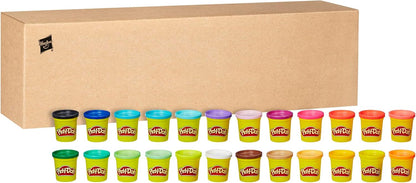 Play-Doh 24-Pack of Colors, Frustration-Free Packaging - PuriLite