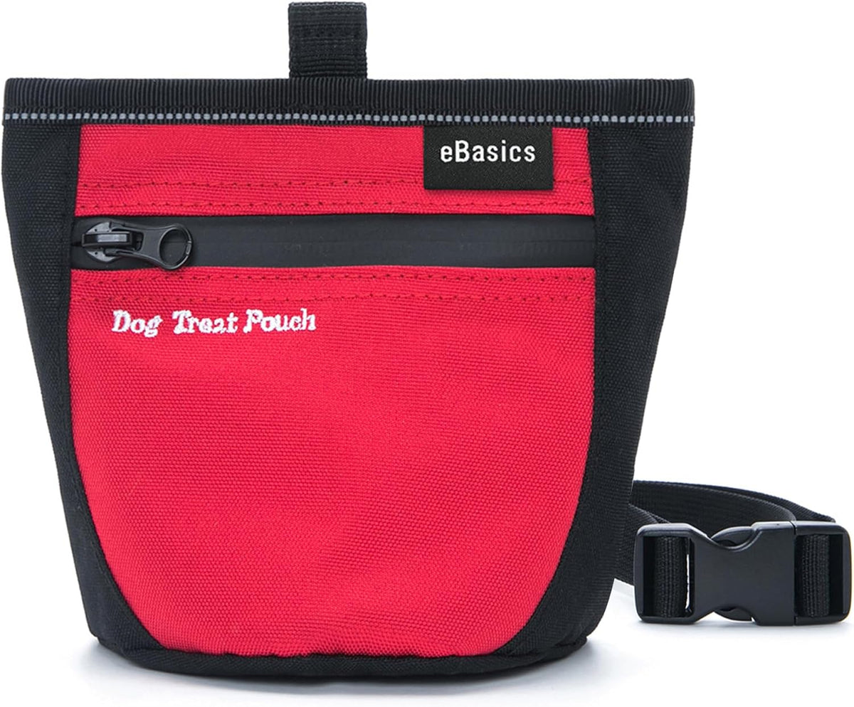 eBasics Dog Treat Pouch for Training Doggie Puppy Snack Reward Pouch Bait Bag Pet Treat Carrier Holder with Clip Waist Belt Magnetic Opening - PuriLite