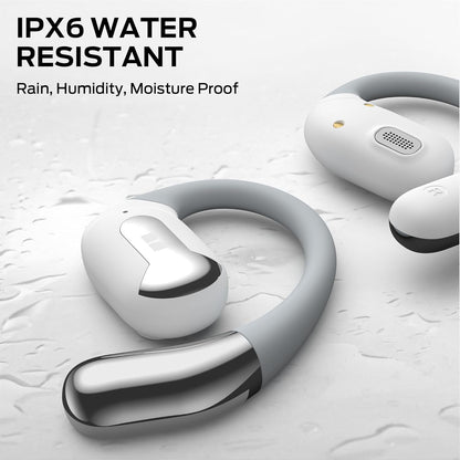 Monster Open Ear AC317 Headphones, Bluetooth 5.4 Wireless Headphones with Stereo Sound, 24H Playback, Crystal Clear Calls, Type-C Charging, Touch Control, Sweat Resistant Open Ear Wireless Earbuds - PuriLite