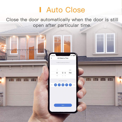 Refoss Smart Wi-Fi Garage Door Opener, Compatible with Google Assistant, Alexa, APP Remote Control - PuriLite