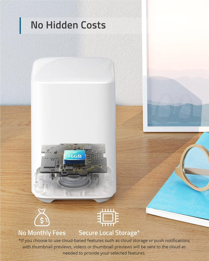 eufy security 2C 2-Cam Kit, Security Camera Outdoor, 2.4 Ghz WiFi compatitable.Wireless Home Security System with 180-Day Battery Life, HomeKit, 1080p HD, IP67, Night Vision, No Monthly Fee - PuriLite