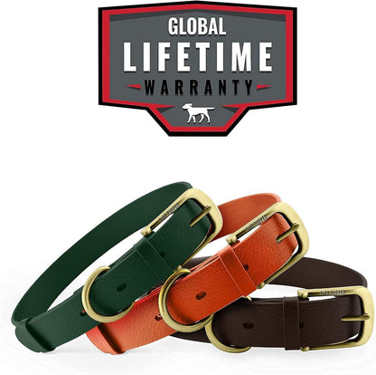 Tuff Pupper Classic Heavy Duty Dog Collar | 10x Stronger Than Leather | 100% Waterproof & Odor Proof Dog Collar | Tough Rust-Proof All Metal Hardware - PuriLite