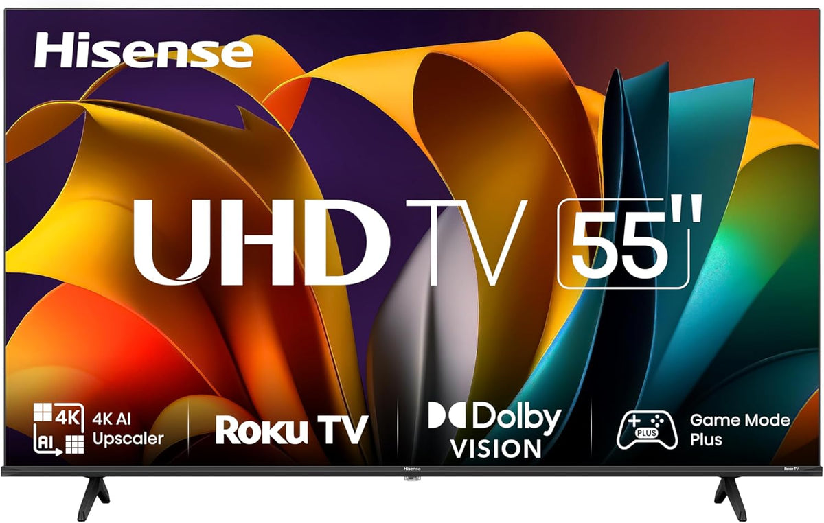 Hisense 58R63N-58 inch 4K UHD HDR LED Roku Smart TV-2024 - PuriLite