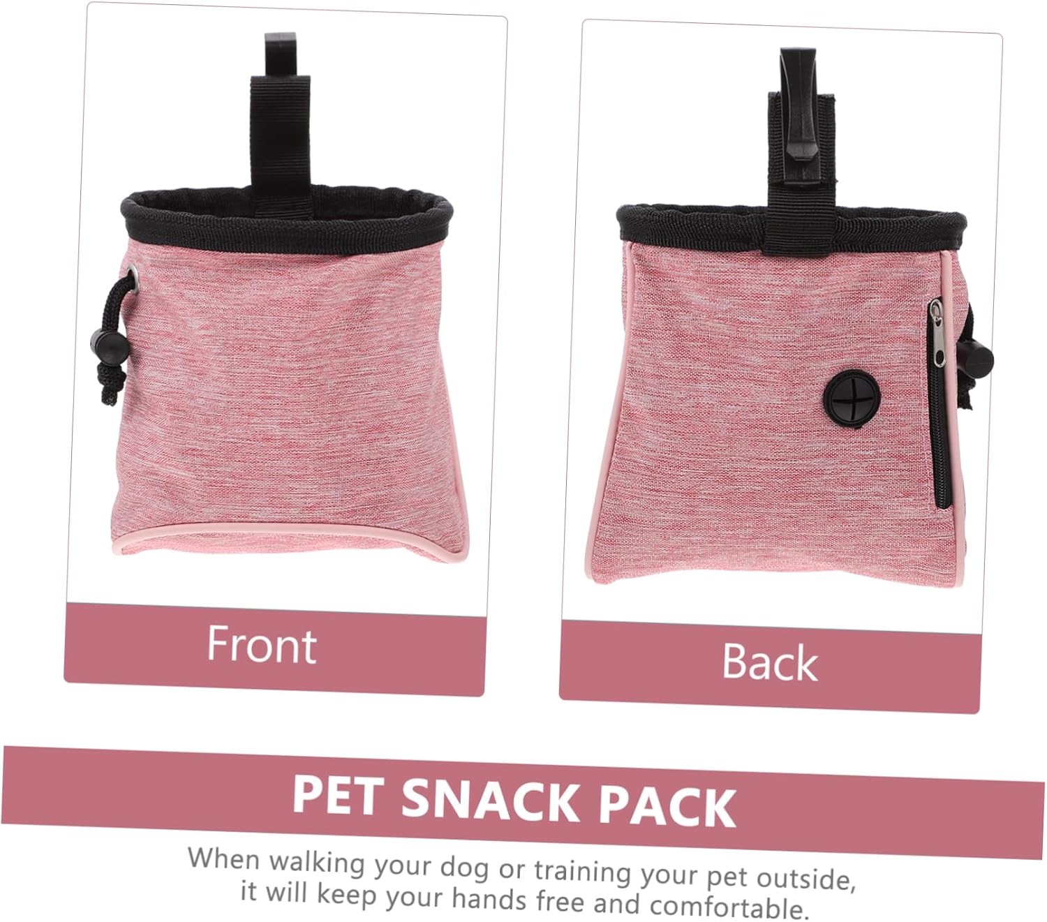 VERDANVERSE Dog Treat Pouch for Outdoor Walks Kibble Pouch Pet Treat Training Snack Bag - PuriLite