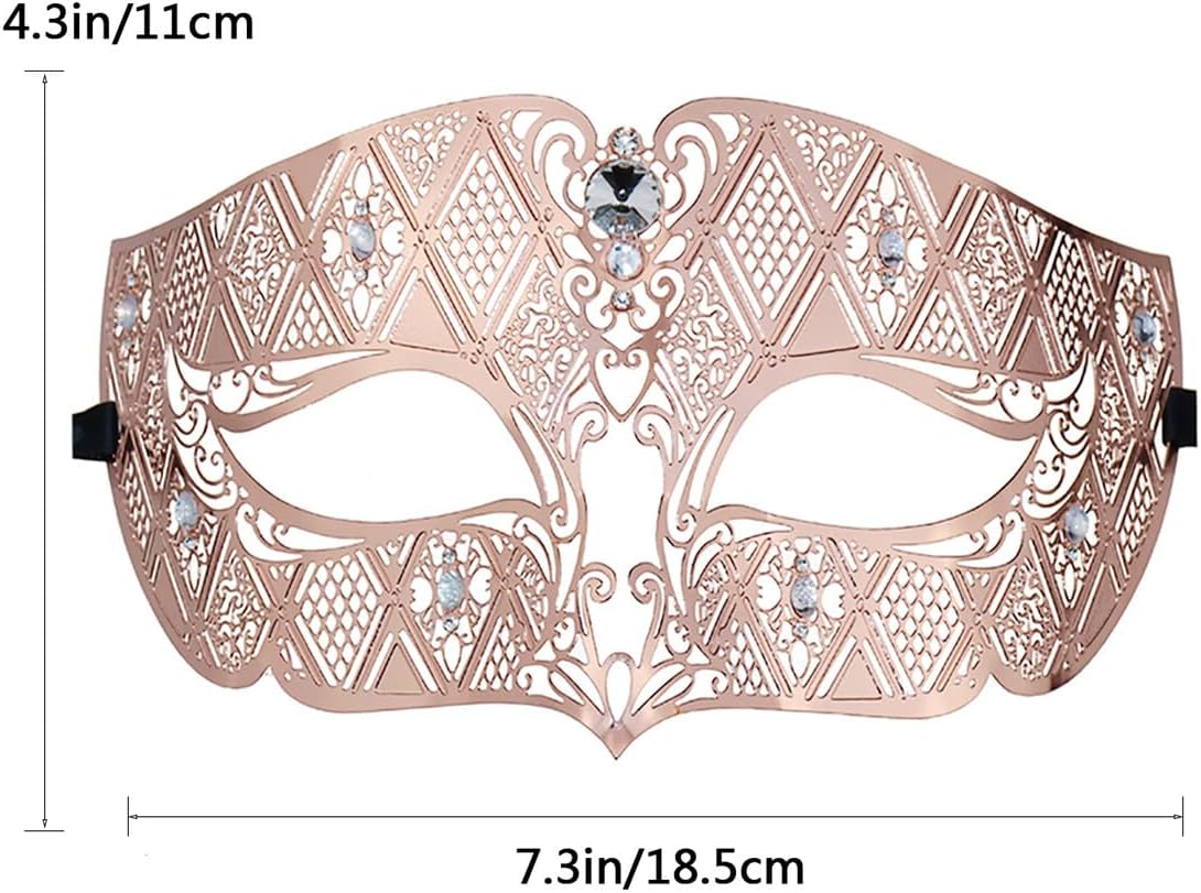 Coddsmz 2 Pack Set Masks Masquerade Ball Halloween Costumes Mardi Gras Party Mask For Men and Women - PuriLite