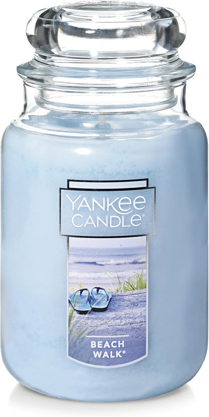 Yankee Candle Scented Candle, Sage & Citrus, Original Large Jar Candle, 110-150 Hours of Burn Time, 22 oz. - PuriLite