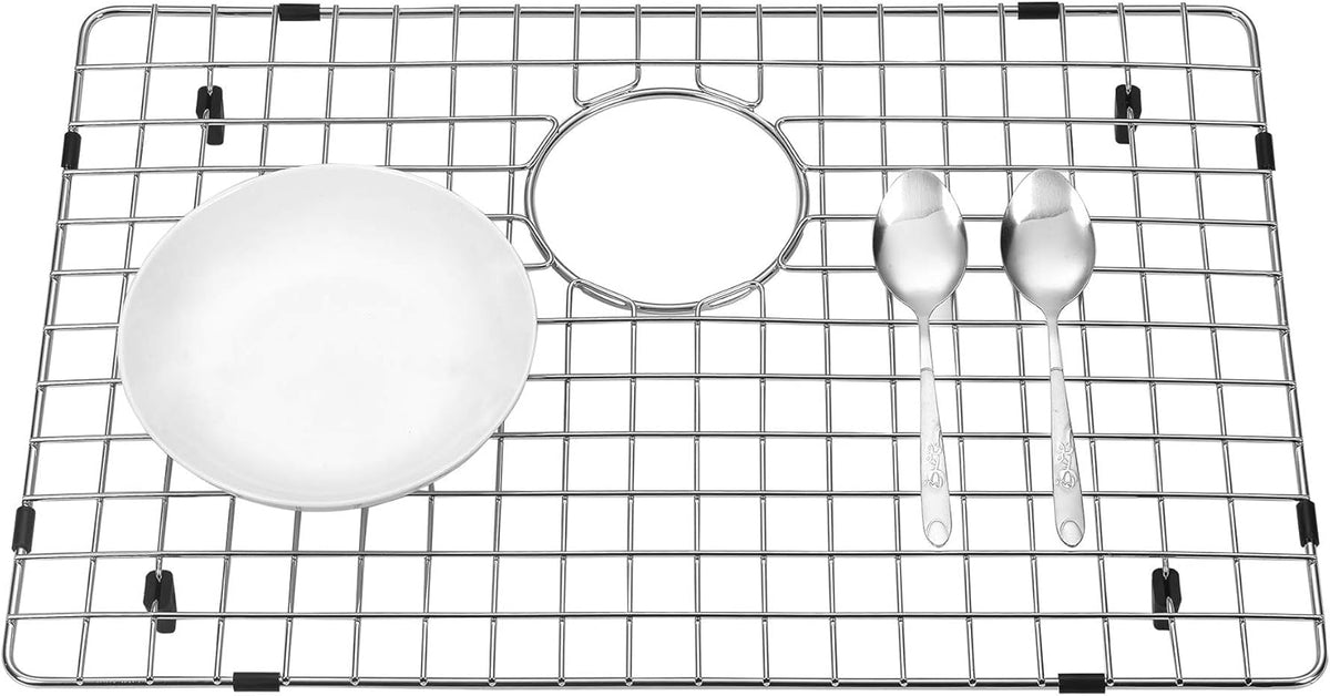 Yutong Kitchen Stainless Steel Sink Bottom Grid with Small Rounded Corner (27.5" x 15.5") - PuriLite