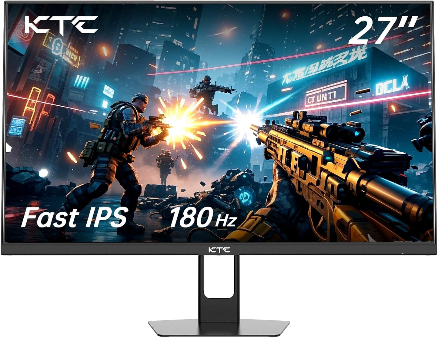 KTC 32 Inch 2K Computer Monitor, IPS 1440p Monitor with Ultra-Thin Bezels, HDR10, Freesync/G-sync, HDMI/DP Ports, Tilt Adjustable, Eyecare, Ideal for Business, Office, and Casual Gaming - PuriLite