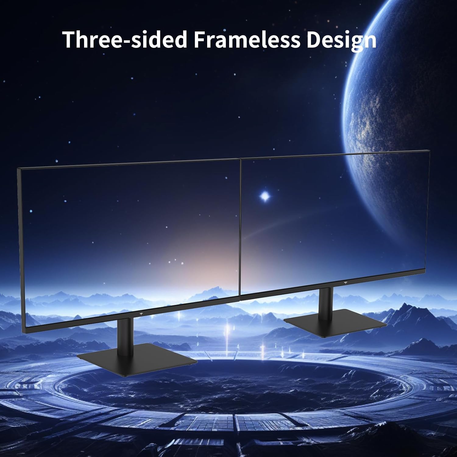 KTC 32 Inch 2K Computer Monitor, IPS 1440p Monitor with Ultra-Thin Bezels, HDR10, Freesync/G-sync, HDMI/DP Ports, Tilt Adjustable, Eyecare, Ideal for Business, Office, and Casual Gaming - PuriLite