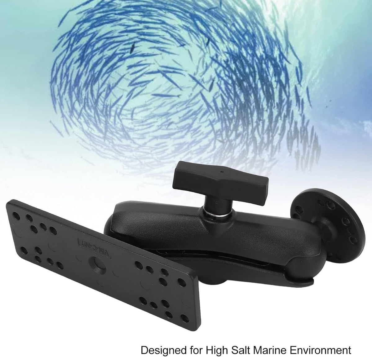 Universal Fish Finder Mount for Lowrance Heavy Duty Marine Electronic Mount Multi Angle View - PuriLite