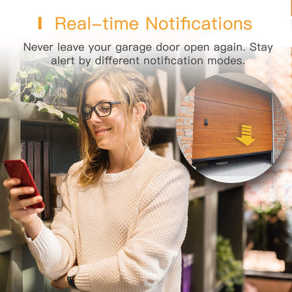 Refoss Smart Wi-Fi Garage Door Opener, Compatible with Google Assistant, Alexa, APP Remote Control - PuriLite