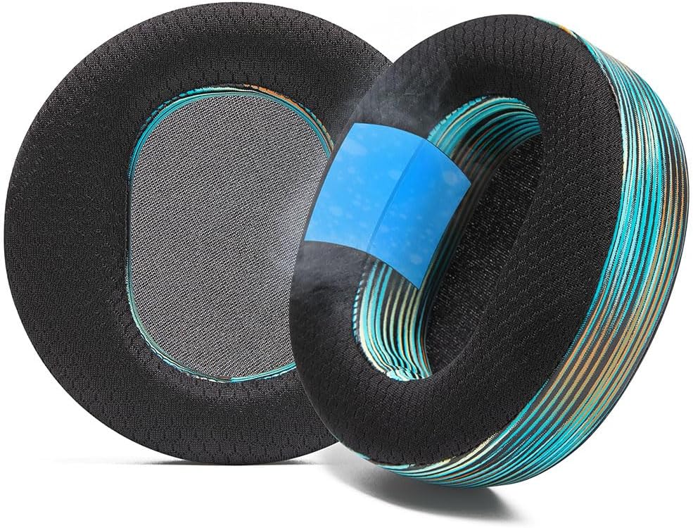 WC Freeze Maxwell - Cooling Gel Replacement Earpads for Audeze Maxwell Headphones by Wicked Cushions - Elevate Comfort, Durability, Thickness & Sound Isolation for Epic Gaming Sessions | Black - PuriLite