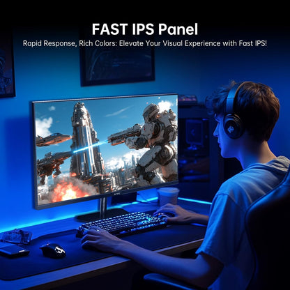 KTC 32 Inch 2K Computer Monitor, IPS 1440p Monitor with Ultra-Thin Bezels, HDR10, Freesync/G-sync, HDMI/DP Ports, Tilt Adjustable, Eyecare, Ideal for Business, Office, and Casual Gaming - PuriLite