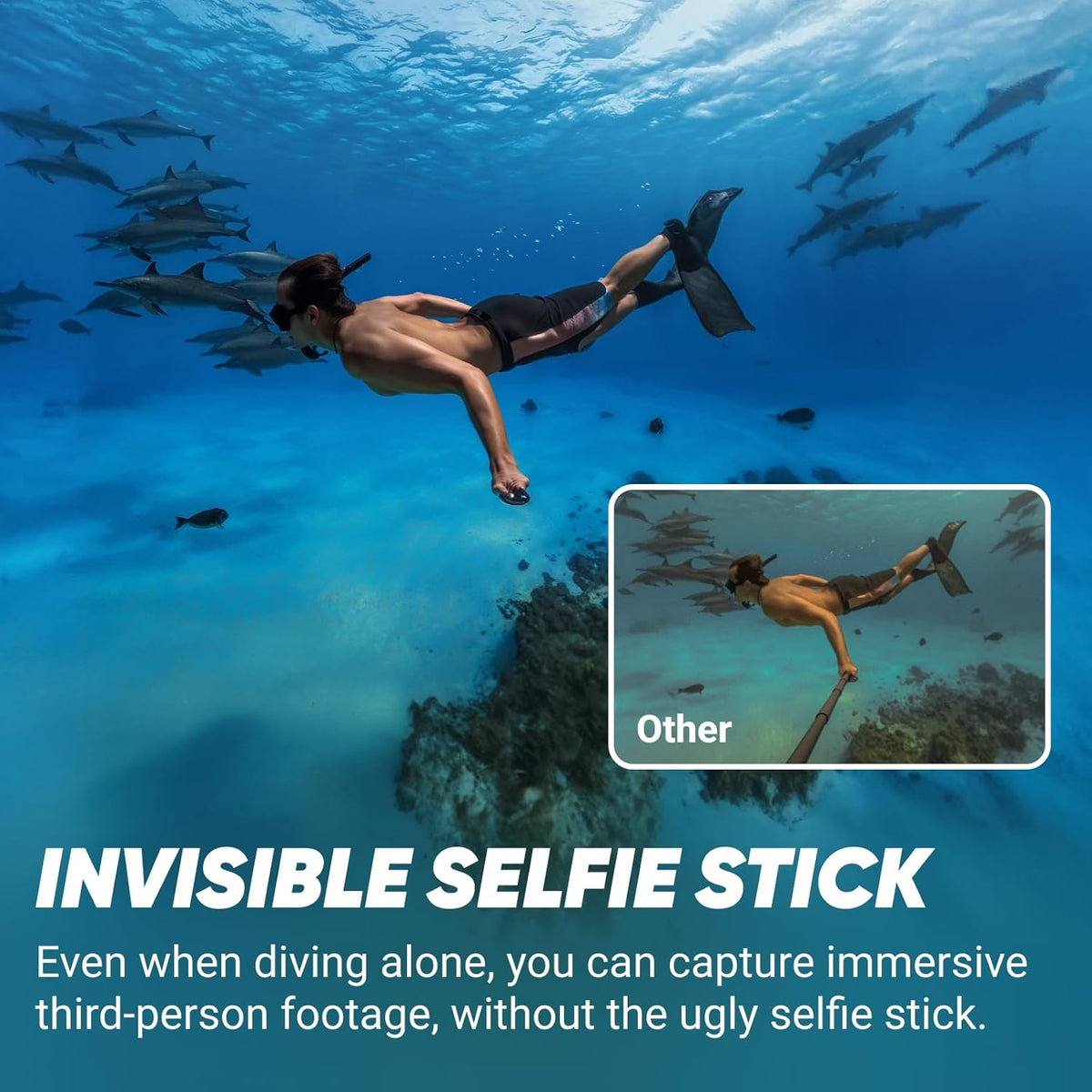 Insta360 X4 Standard Bundle - Waterproof 8K 360 Action Camera, 4K Wide-Angle Video, Invisible Selfie Stick Effect, Removable Lens Guards, 135 Min Battery Life, AI Editing, Stabilization - PuriLite