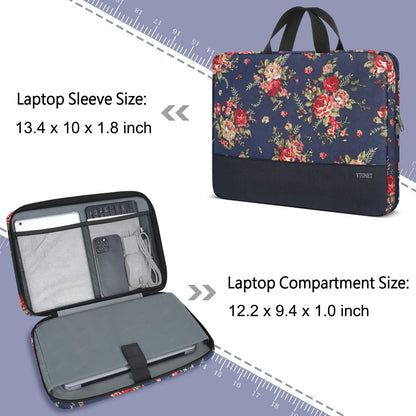 Ytonet Laptop Sleeve, 15.6 inch TSA Laptop Bag Laptop Case Water Resistant Computer Carrying Bag Compatible for Lenovo, HP, Dell, Asus Notebook, Gifts for Men Women, Grey - PuriLite