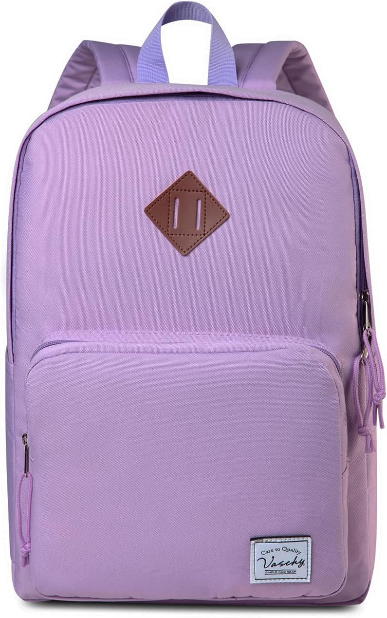 VASCHY Lightweight School Backpack for Women with Sleeve for 14" Laptop - PuriLite