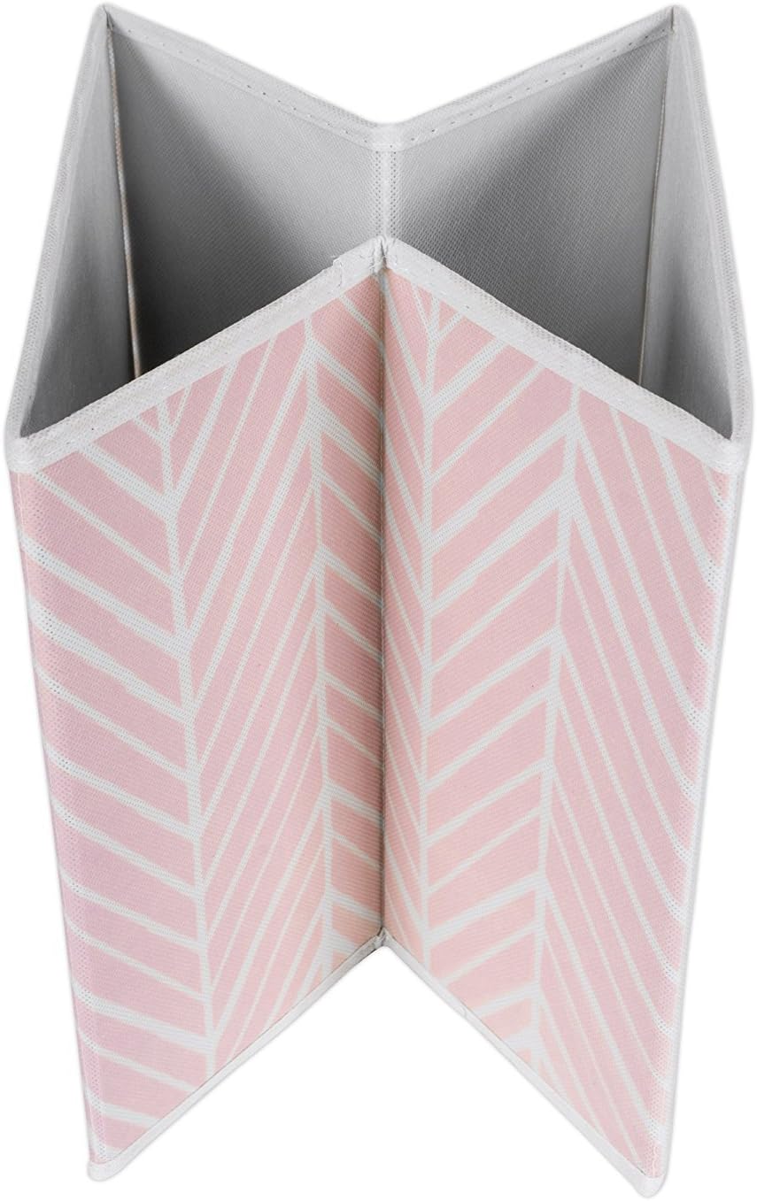 DII Foldable Fabric Storage Containers for Nurseries, Offices, Closets, Home Decor, Cube Organizers & Everyday Storage Needs, (Large - 11 x 11 x 11) Scroll Nautical Blue - Set of 2 - PuriLite