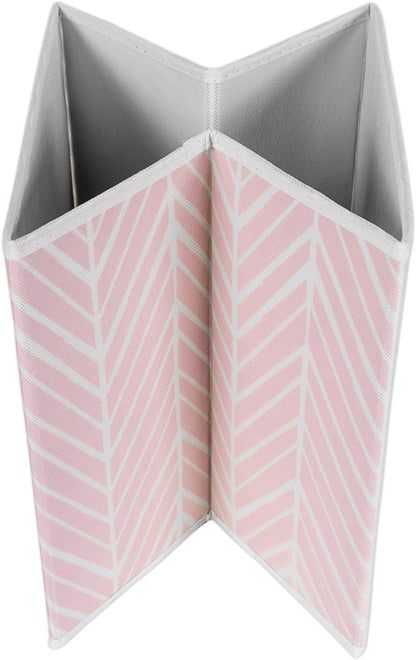 DII Foldable Fabric Storage Containers for Nurseries, Offices, Closets, Home Decor, Cube Organizers & Everyday Storage Needs, (Large - 11 x 11 x 11) Scroll Nautical Blue - Set of 2 - PuriLite