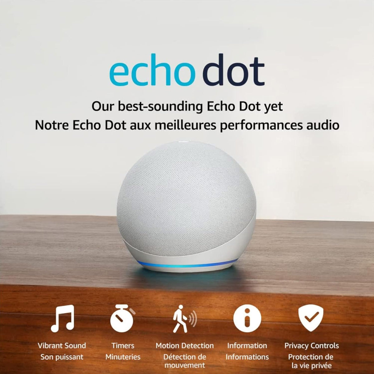 Amazon Echo Dot (newest model), Vibrant sounding Alexa speaker, Great for bedrooms, dining rooms and offices, Charcoal - PuriLite