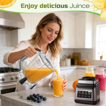 72oz Blender Pitcher Compatible with Ninja BN751 BN801 Blender 72oz XL Crushing Pitcher Replacement Parts for Ninja BN750 BN800 BN805 DB751A (New Model)