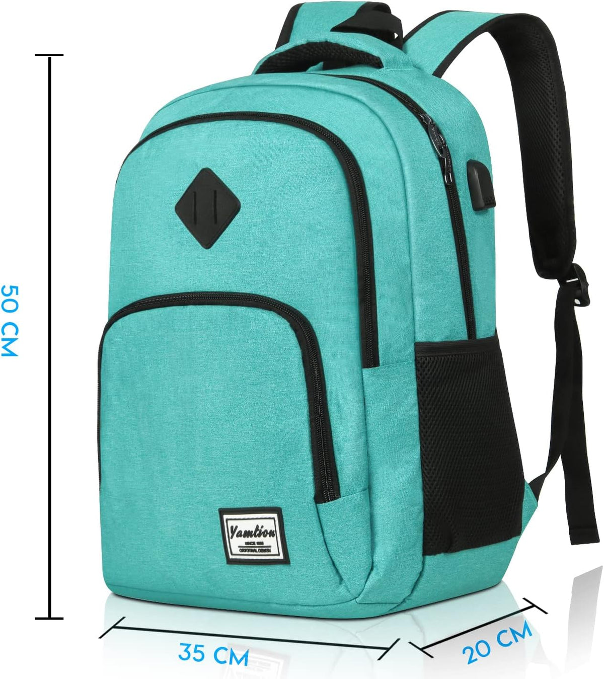 Backpack for Teen Girls,Boys School Backpack for Women with USB,College Backpack,Big Flower - PuriLite