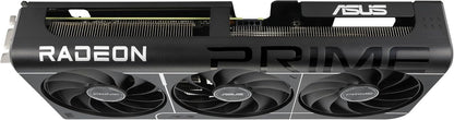 ASUS Prime Radeon™ RX 9060 XT 16GB GDDR6 OC Edition Graphics Card (PCIe 5.0, HDMI/DP 2.1, 2.5-Slot Design, axial-tech Fans, Dual Ball Fan Bearings, Dual BIOS, ASUS GPU Guard) - PuriLite