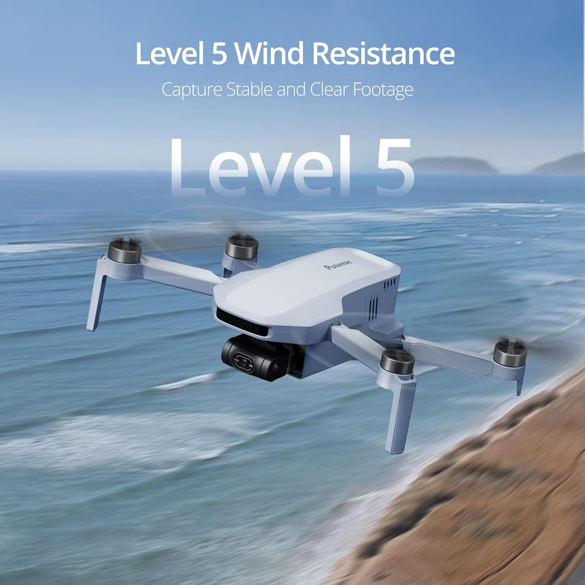 Potensic ATOM 3-Axis Gimbal 4K GPS Drone, Under 249g, 96 Mins Flight, Max 6KM Transmission, Visual Tracking, 4K/30FPS QuickShots, Lightweight for Adults and Beginners, Fly More Combo - PuriLite