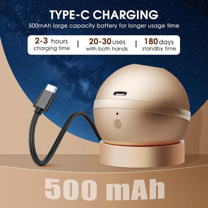 Electric Nail Clipper, 2 in 1 Automatic Electric Nail Clippers with LED Light, 2 Speeds Nail Trimmer Gift for Senior Adults Students Baby - PuriLite