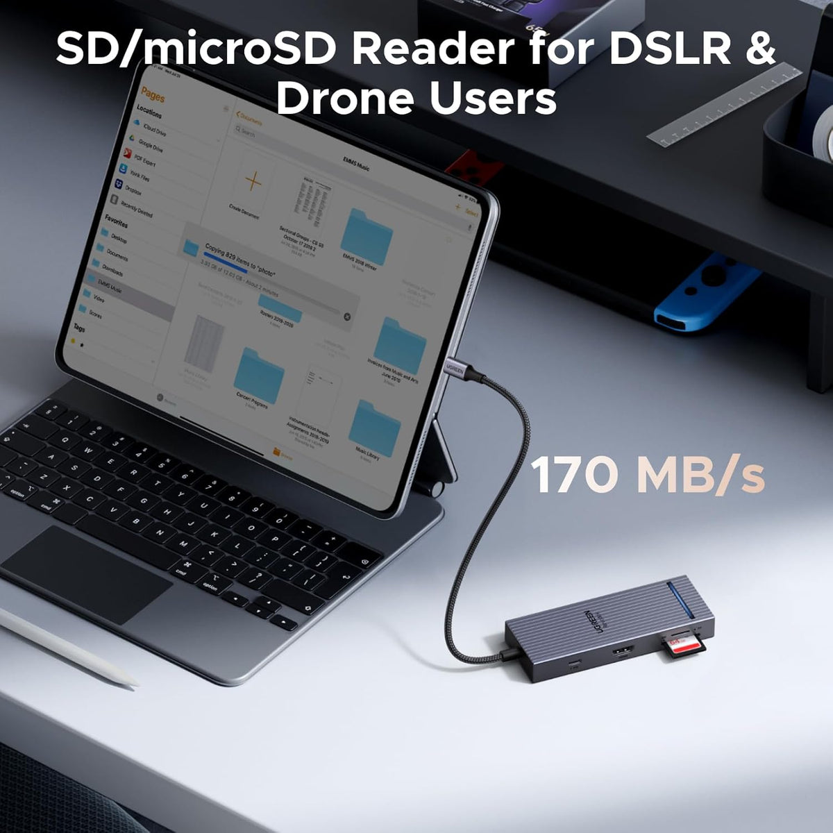 UGREEN Revodok Pro Hub USB C 8 in 1 Dock 4K@60Hz HDMI, Docking Station with USB-A 3.2, USB-A 2.0, 2 x USB-C 3.2, SD/TF Card Reader, PD 100W for MacBook Pro/Air, iPad Pro, XPS, Thinkpad - PuriLite