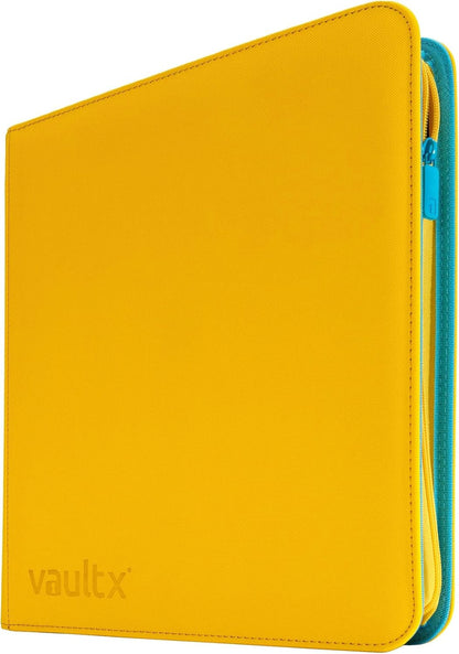 Vault X 12 Pocket Trading Card Zip Binder, 480 Cards, Compatible with Pokemon Scarlet & Violet Set, Exo-Tec Album Material, 20 Side-Loading Pages, Folder for Collectible TCG (SV1) - PuriLite