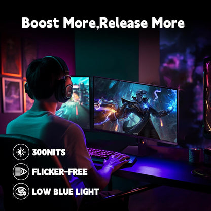 KTC 32 Inch 2K Computer Monitor, IPS 1440p Monitor with Ultra-Thin Bezels, HDR10, Freesync/G-sync, HDMI/DP Ports, Tilt Adjustable, Eyecare, Ideal for Business, Office, and Casual Gaming - PuriLite