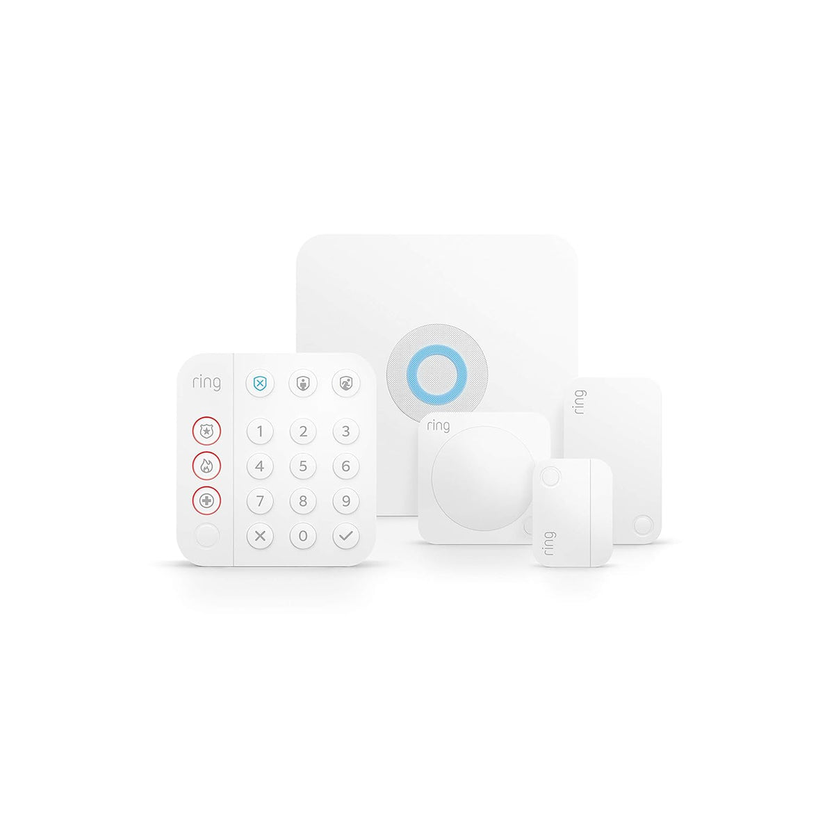 Ring Alarm 5-Piece Kit (newest model), home security system with 30-day free Ring Home subscription - PuriLite