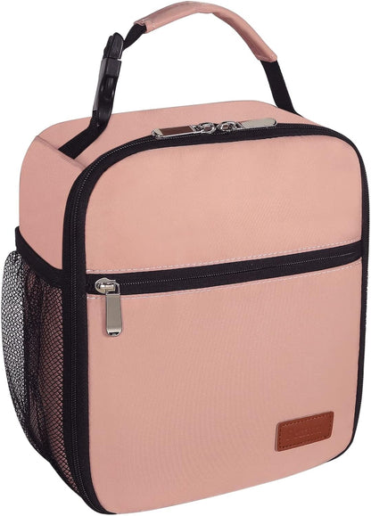 Lunch Box for Men Women Adults Small Lunch Bag for Office Work Picnic - Reusable Portable Lunchbox, Black - PuriLite