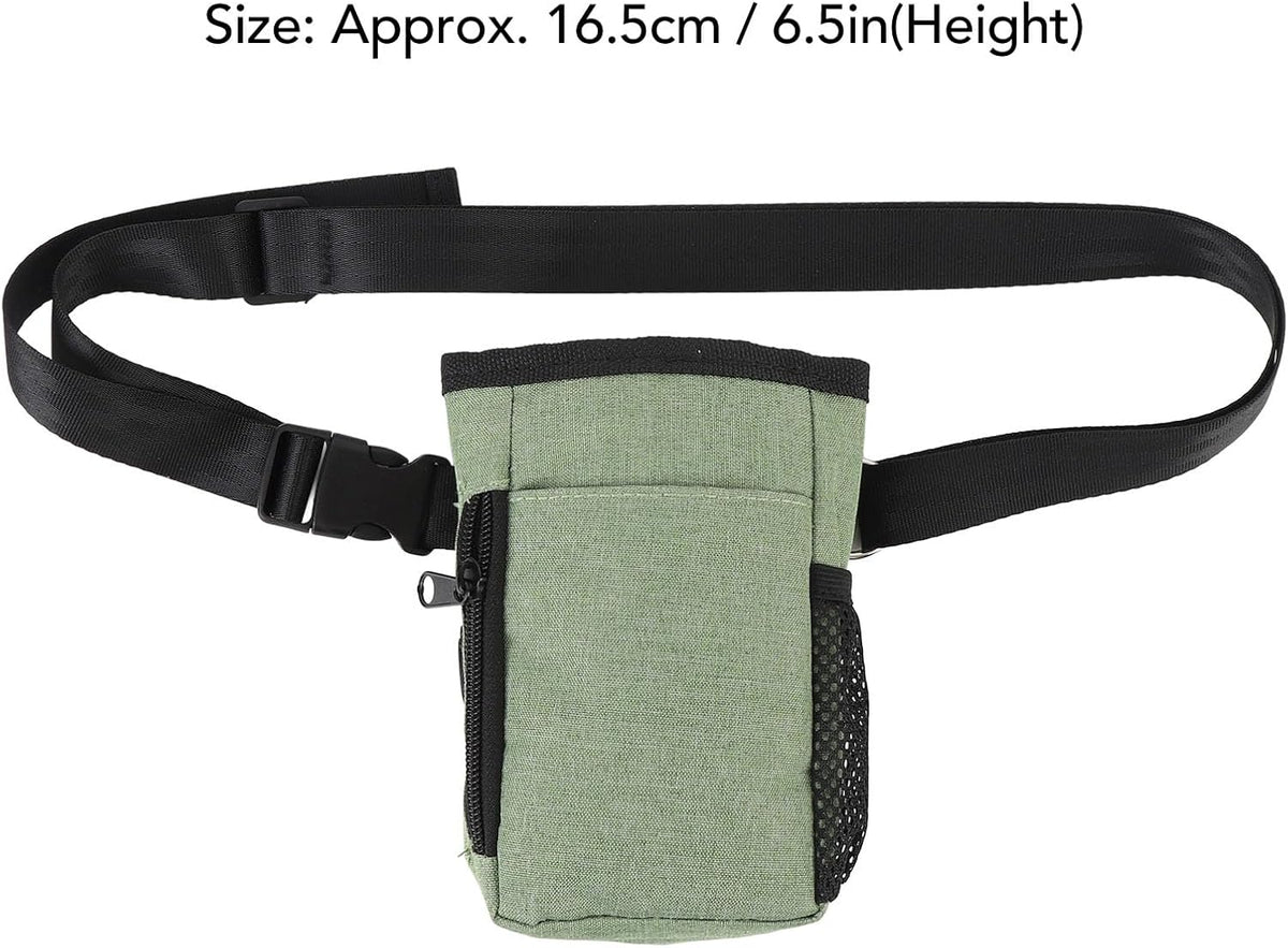 Dog Treat Bag with Clear Window, Portable Dog Training Treat Pouch, Multifunction Oxford Cloth for Outdoor Training, Ideal Pet Training Treat Pouches with Secure Seal - PuriLite