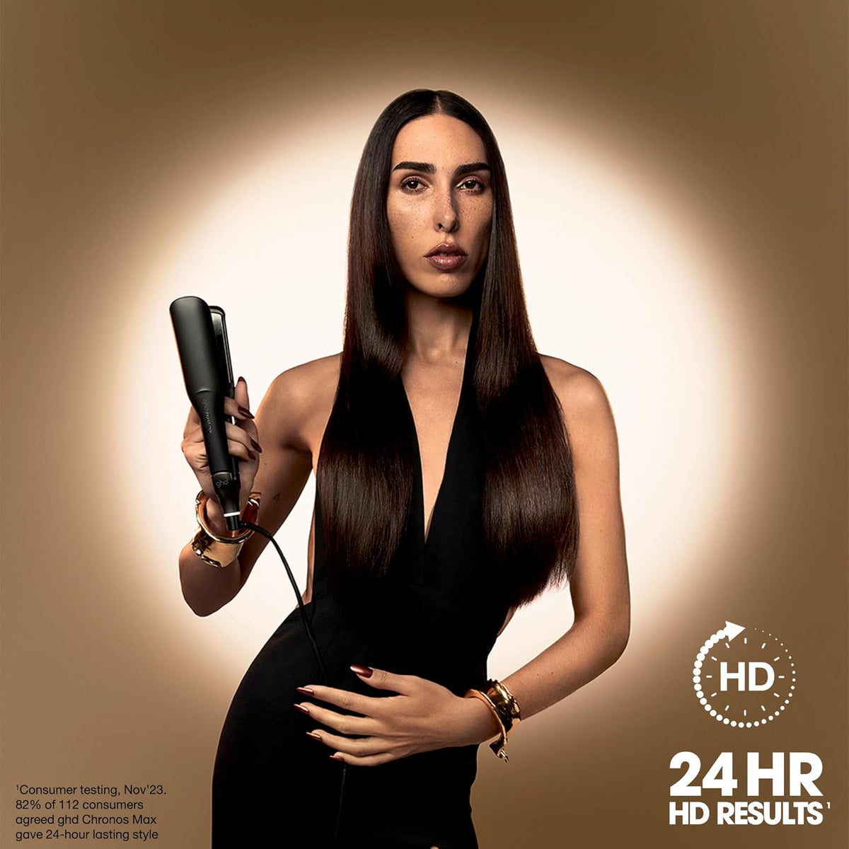 ghd Chronos & Chronos Max Stylers | 1" and 2" Wide, Flat Iron Hair Straighteners | 3X Faster Styling | More Shine, Less Frizz & 3X Straighter in One Stroke, Results that Last 24hrs | 85% More Shine, 2X Less Frizz, No Heat Damage - PuriLite