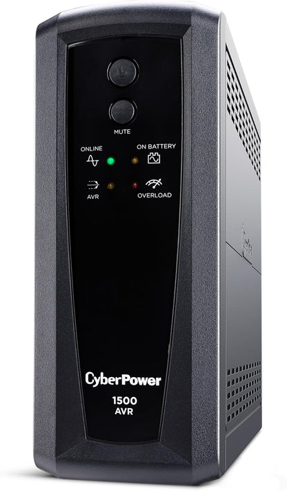 CyberPower CP685AVRG AVR UPS System, 685VA/390W, 8 Outlets, Compact - PuriLite