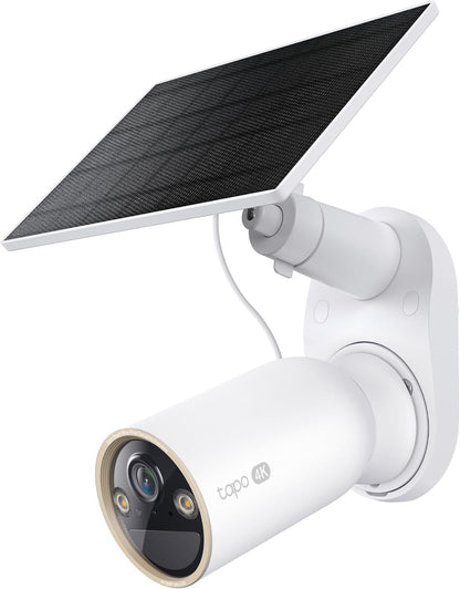 TP-Link Tapo Solar-Powered Security Camera Kit, 2K Wireless Battery Camera w/Solar Panel Base, Smart Person Detection, SD/Cloud Storage, Spotlight Color Night Vision, No Hub Needed (Tapo C410 KIT) - PuriLite