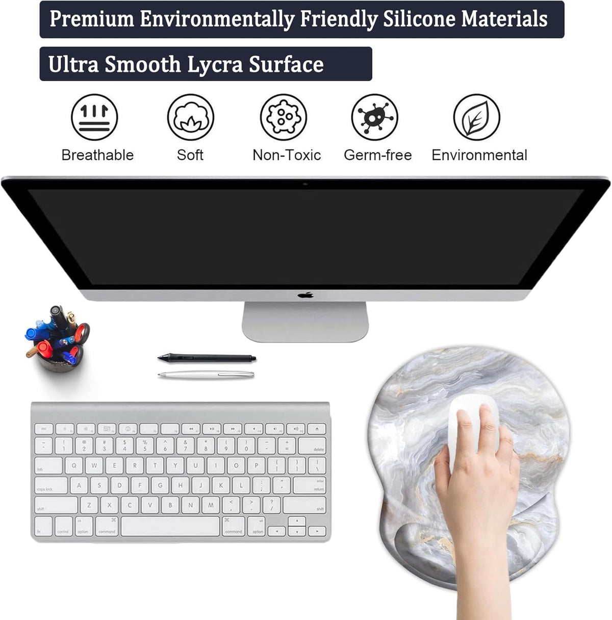 Purilite Select Ergonomic Mouse Pad - PuriLite