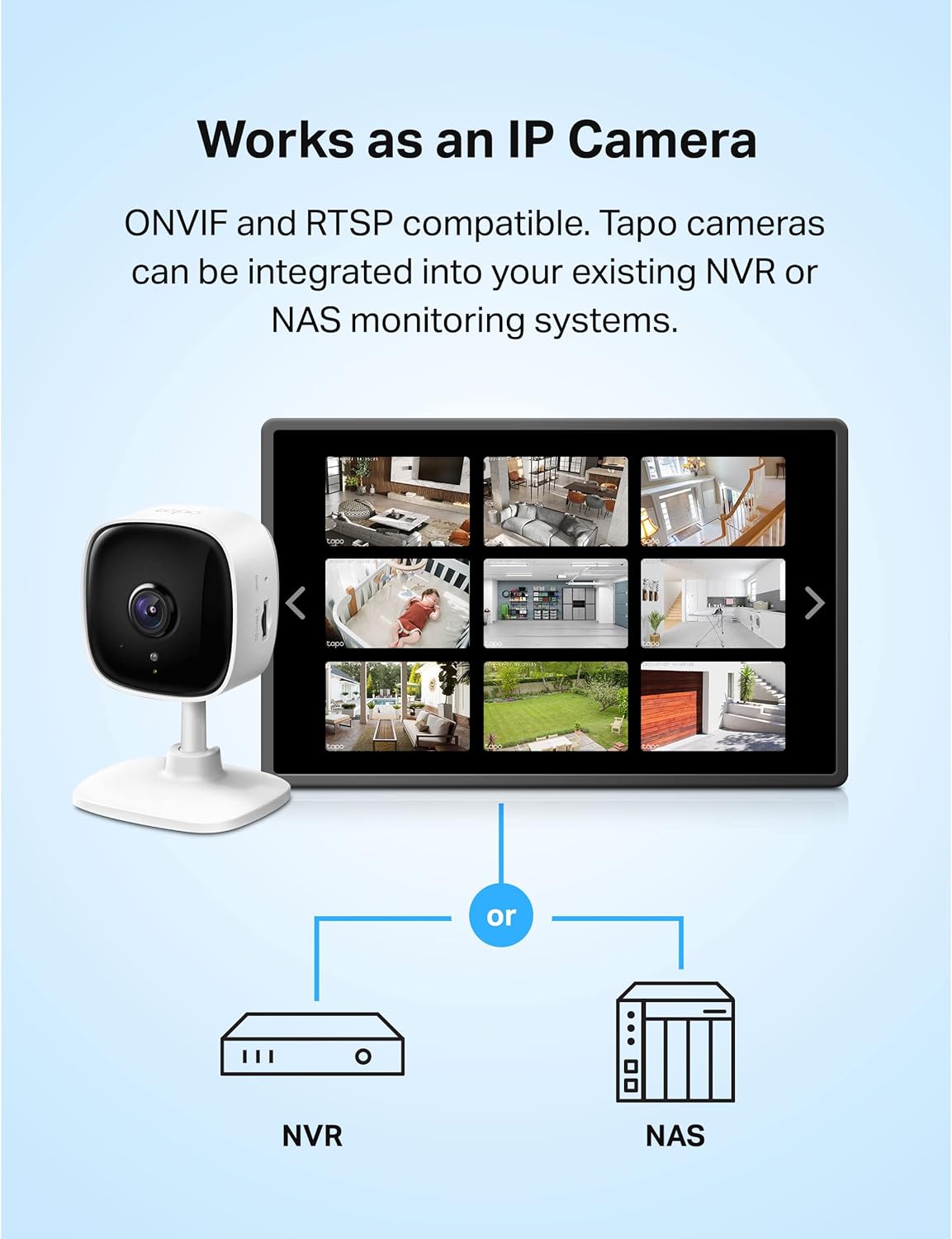 TP-Link Tapo Solar-Powered Security Camera Kit, 2K Wireless Battery Camera w/Solar Panel Base, Smart Person Detection, SD/Cloud Storage, Spotlight Color Night Vision, No Hub Needed (Tapo C410 KIT) - PuriLite