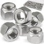Vifmy 110 Pack 1/4"-20 Inch Lock Nuts,304 (A2-70) Stainless Steel Nylon Insert Locknuts,Standard Inch Thread Nylock Nuts for Bolts - PuriLite