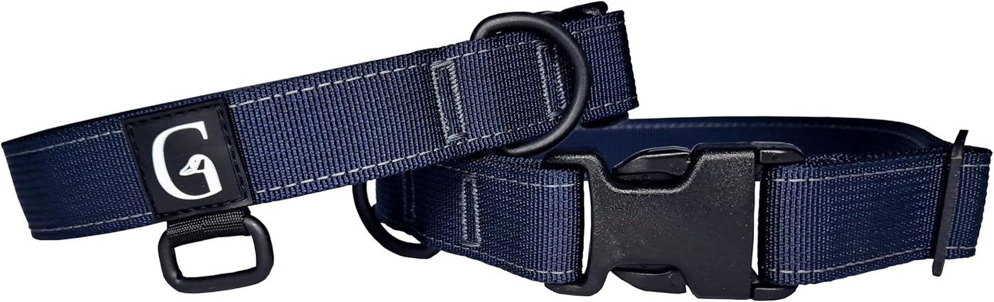 GOOSEMAN’S Gear - Dog Collar Medium and Large Breed - Made in Canada - Military Grade Buckle (Collier Pour Chien) (Ranger Green, X-Large) - PuriLite