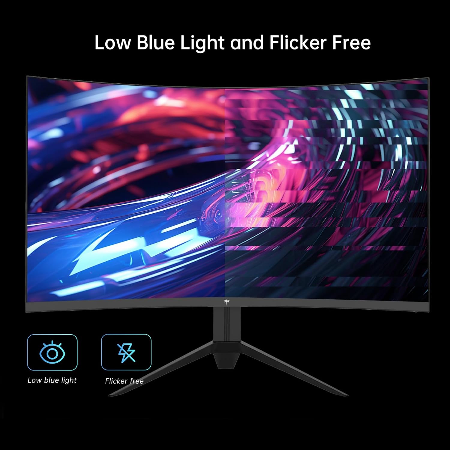 KTC 32 Inch 2K Computer Monitor, IPS 1440p Monitor with Ultra-Thin Bezels, HDR10, Freesync/G-sync, HDMI/DP Ports, Tilt Adjustable, Eyecare, Ideal for Business, Office, and Casual Gaming - PuriLite