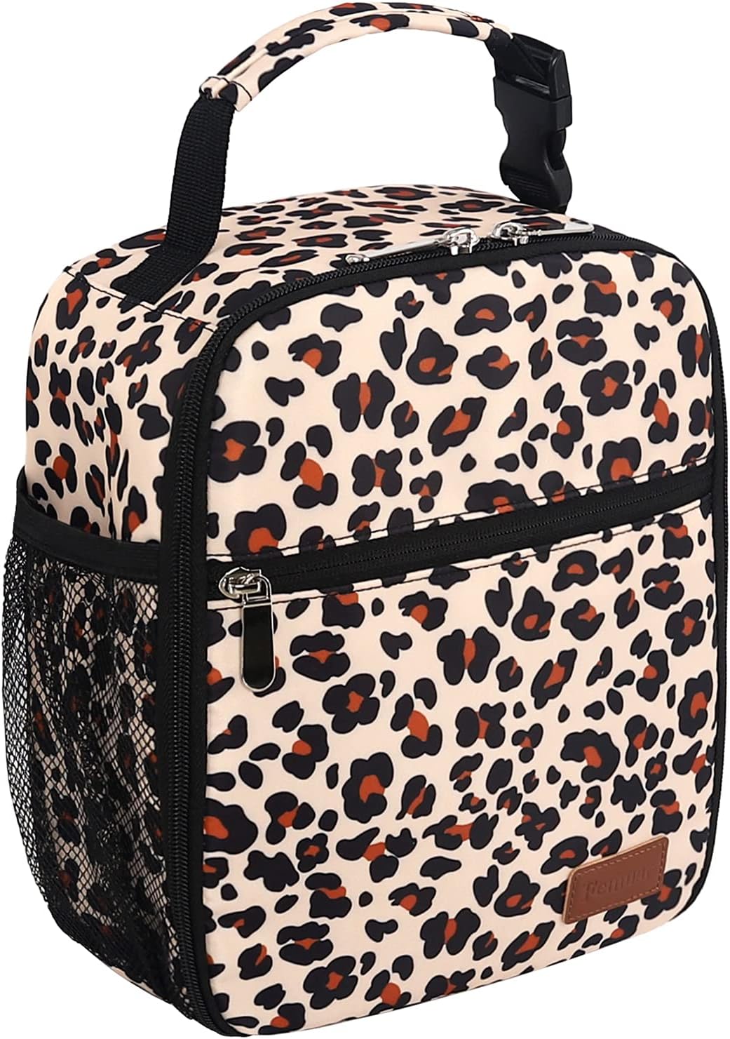 Lunch Box for Men Women Adults Small Lunch Bag for Office Work Picnic - Reusable Portable Lunchbox, Black - PuriLite